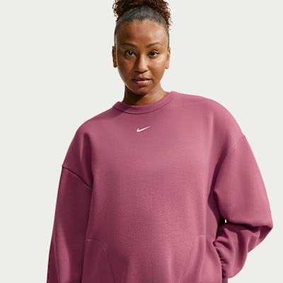 Nike (M) Studio Fleece Sport Women's Dri-FIT Oversized Crew-Neck
